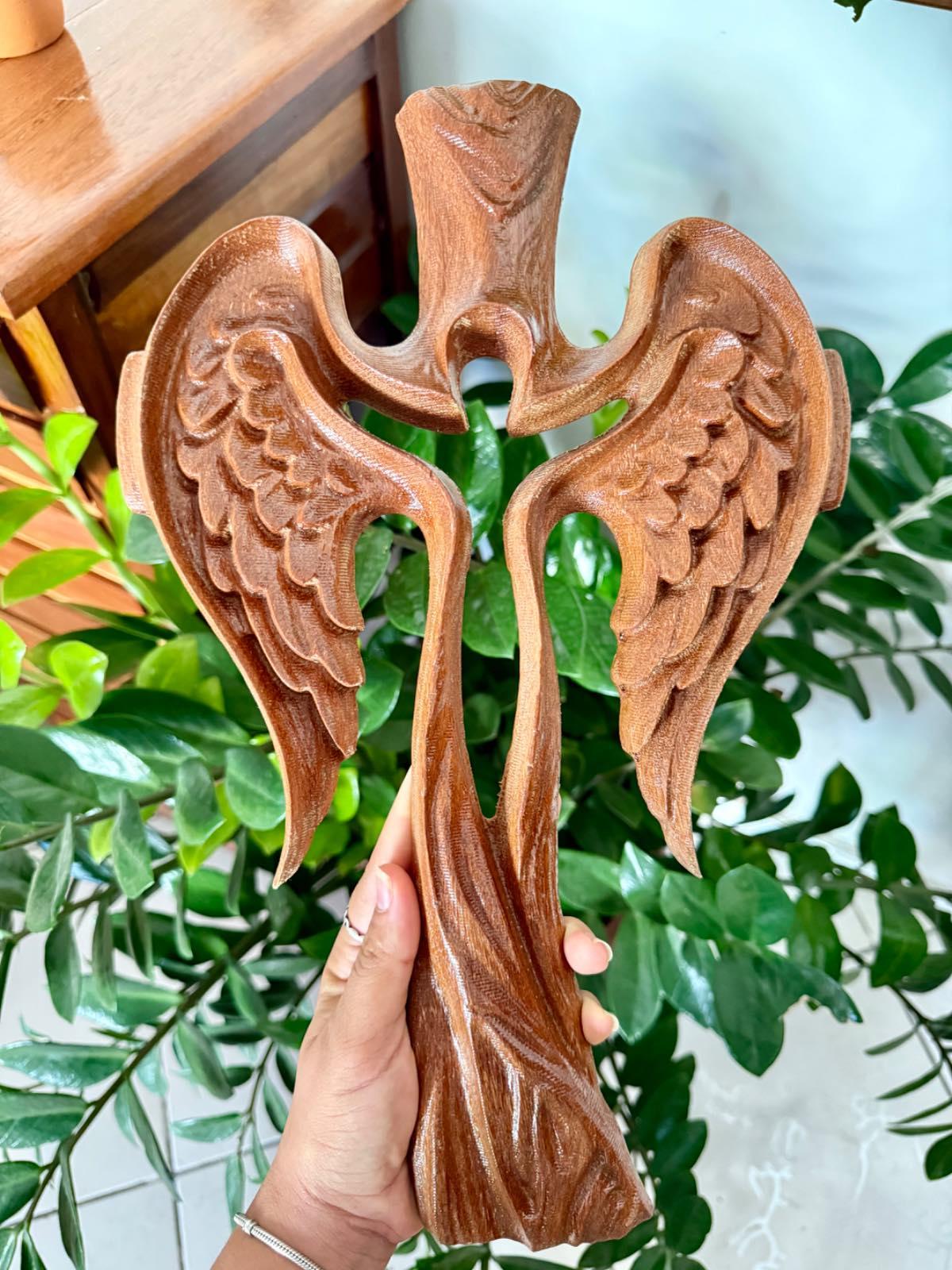 Crucifixo Anjo 3d